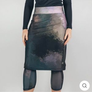 Athletic midi skirt